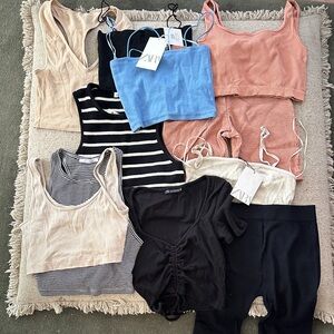 Spring/Summer Casual Tank Tops Bundle Zara